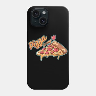 Pizza is my heart Phone Case