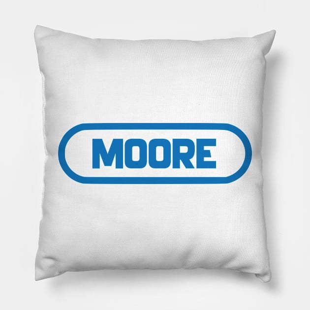 Moore Of City Pillow by AvoriseStudio