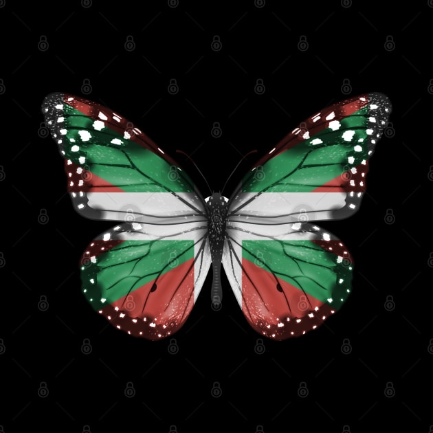 Butterfly Bilbao Basque Country Flag DNA Ikurriña - Gift for Bilbao,Ikurriña, From Basque by Country Flags