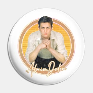 Alain Delon  / Retro Francophile Design Pin