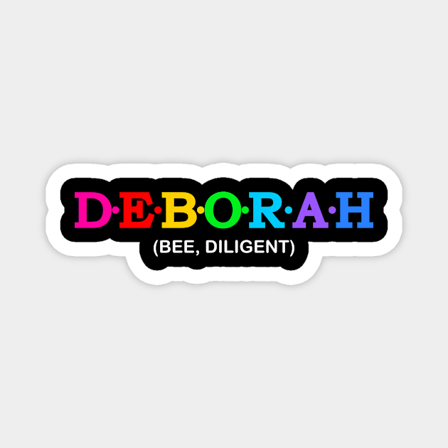 Deborah  - Bee, Diligent. Magnet by Koolstudio