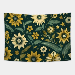 Yellow Flowers Tapestry