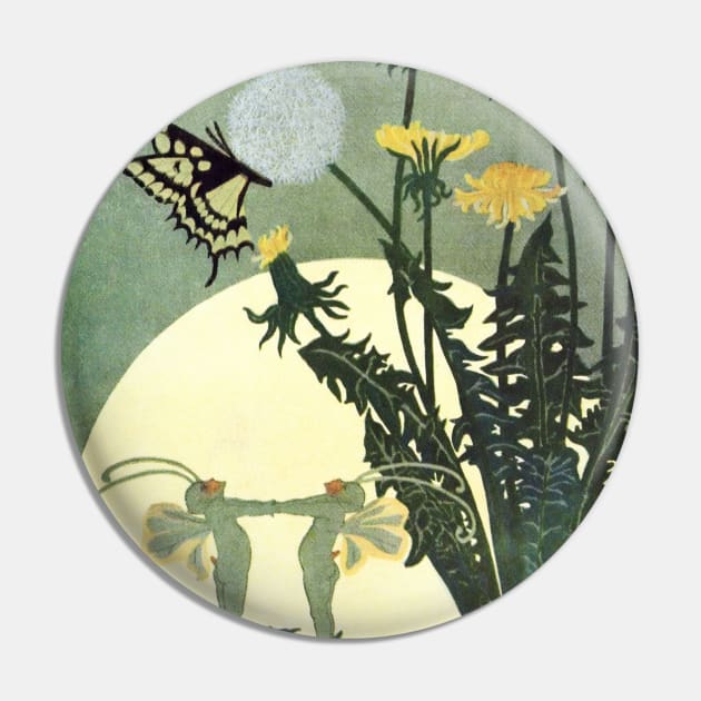 Fairies and Flowers Pin by rkkyrcoon