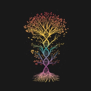 DNA Tee Tree of Life Genetics Biology Teacher Science T-Shirt