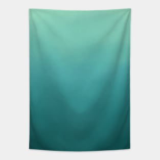 Teal Blue Gradient Modern Abstract Tapestry