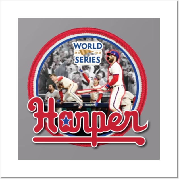 Philadelphia Phillies: Bryce Harper 2022 NLCS HR Poster