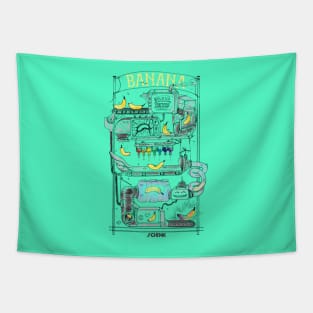 Banana Machine Tapestry