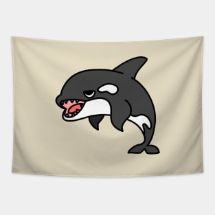 Cute Orca Killer Whales Tapestry