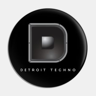 Detroit Techno Speaker Pin