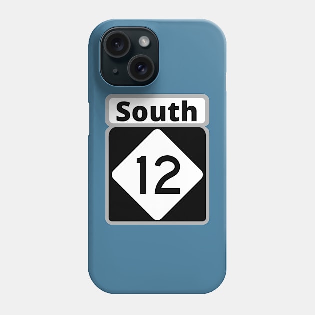 South Highway 12 Phone Case by Trent Tides