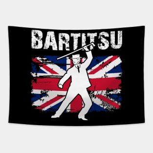 British Defence with Walking Sticks Martial Arts Bartitsu Tapestry