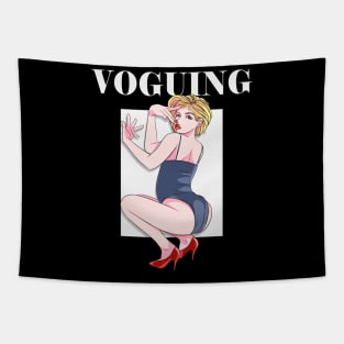 Voguing Drag Queen Dancer Gay LGBTQ Vogue Dance Tapestry