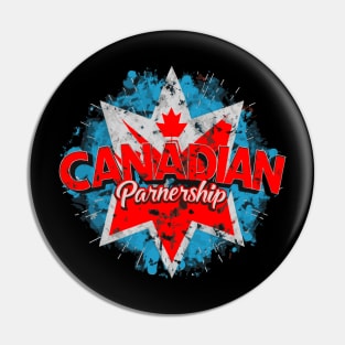 "Maple Unity - Canadian Partnership" Pin