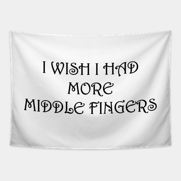 More middle fingers Tapestry by TheArtism