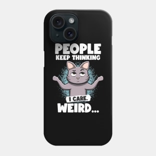 Resigned cat Phone Case