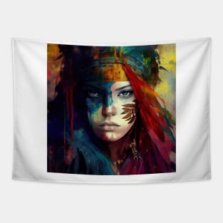 Powerful Warrior Woman #10 Tapestry