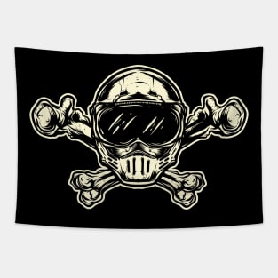 Helmet Skull Tapestry