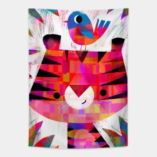 Tiger Peskybird Tapestry