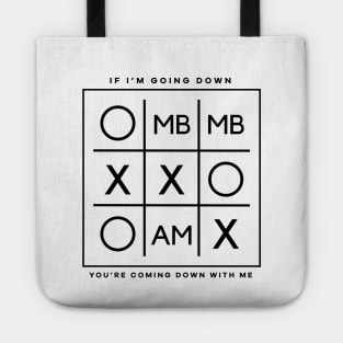 MBMBAM Tic Tac Toe (Black Logo) Tote