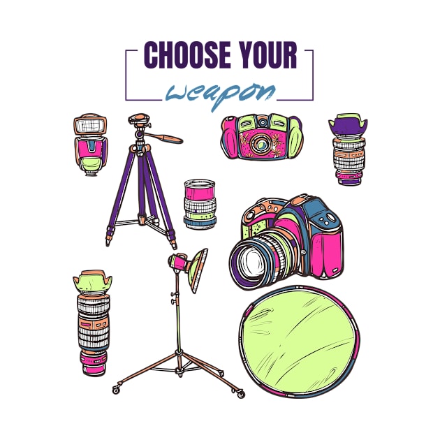 Photographer Choose your weapon by magenta-dream