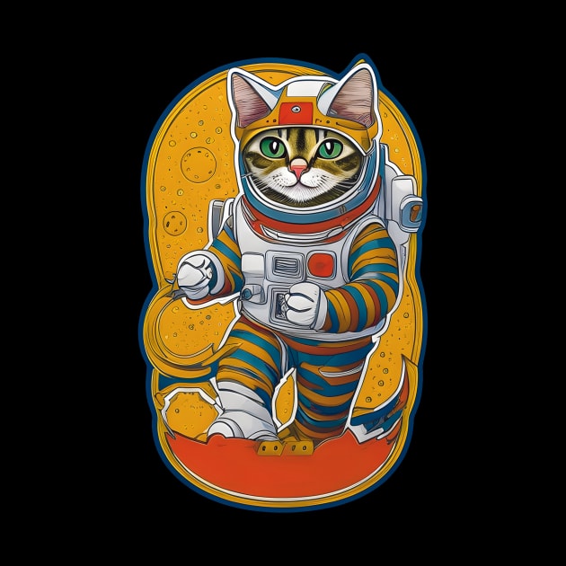 Red Planet Explorer: Cat in Astronaut Suit on Mars by ImaginativeInkPOD