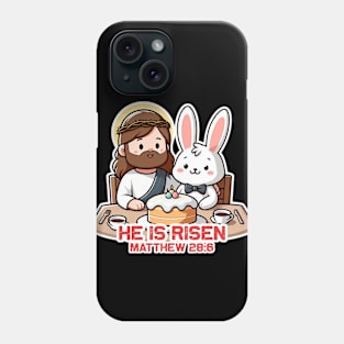 Matthew 28:6 He Is Risen Phone Case