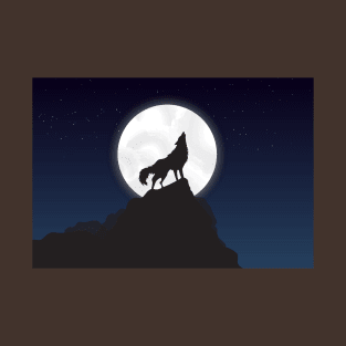Wolf howling T-Shirt