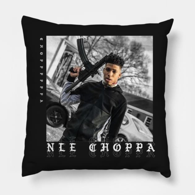 NLE Choppa Pillow by jhalfacrelange