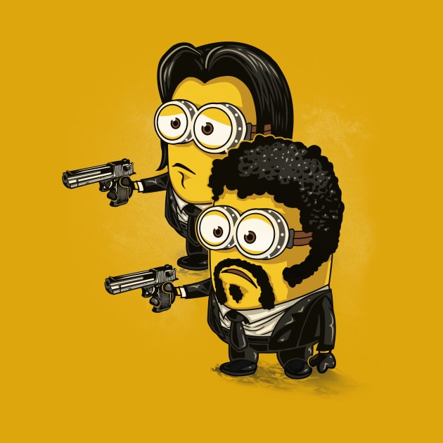 Vincent, Jules and the Minions by arashiyuka