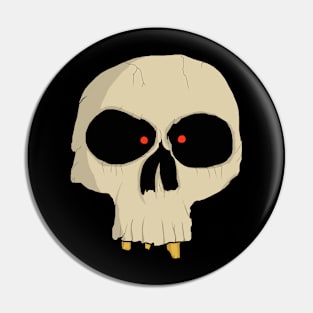 Rough Skull Pin