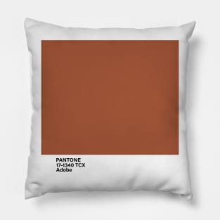 pantone 17-1340 TCX Adobe Pillow