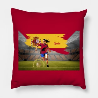 Spain Football Shirt, Unisex T-Shirt, Women’s World Cup, soccer t-shirts, football t-shirts, women’s football, Spanish national football Pillow