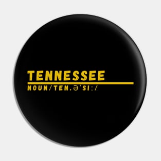 Word Tennessee Pin