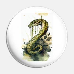 Basilisk Snake Pin