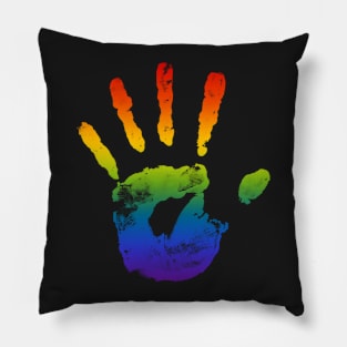 Gay Handprint Pillow