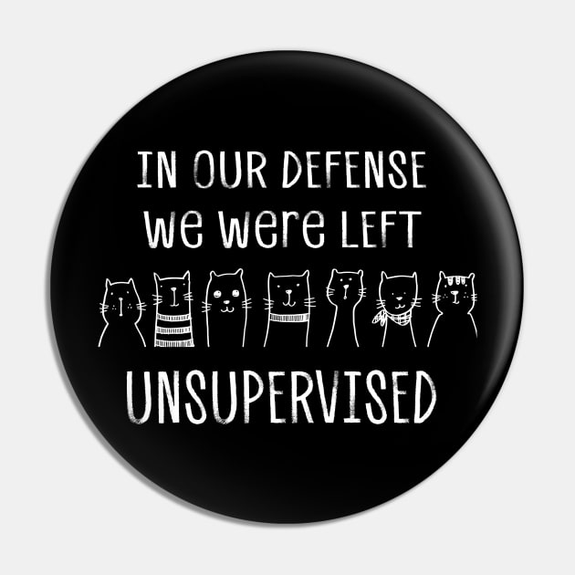 In My Defense We Were Left Unsupervised