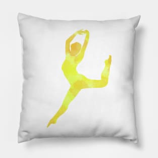 Yellow Dancer Pillow