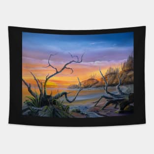 West Coast Sunset Tapestry