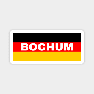 Bochum City in German Flag Magnet