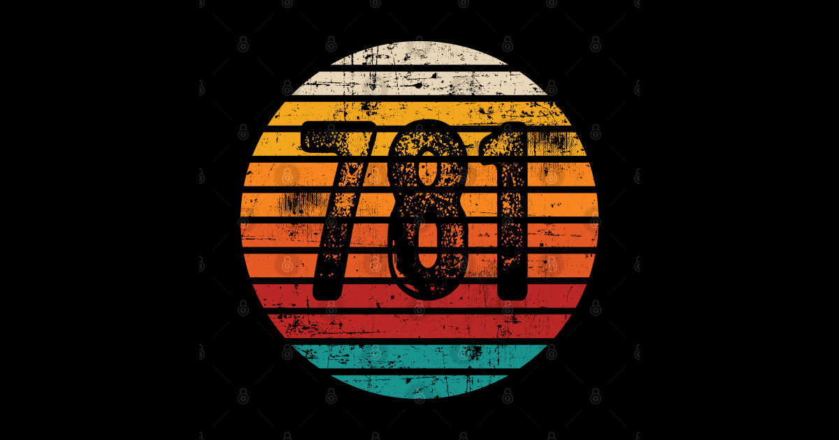 Distressed Vintage Sunset 781 Area Code 781 Area Code Sticker distressed-vintage-sunset-781-area-code-781-area-code-sticker