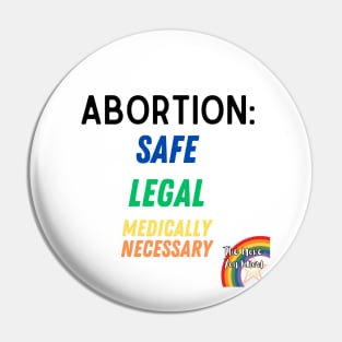 Abortion Safe Legal Necessary Pin