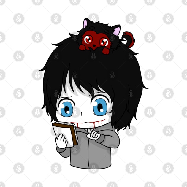 jeff the killer and smile dog by LillyTheChibi