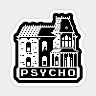 Psycho Movie by Hitchcock Pixel Art Magnet