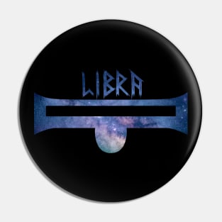 Libra Galaxy Pin