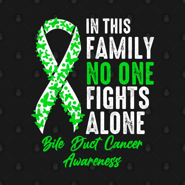 No One Fights Alone Bile Duct Cancer by JB.Collection