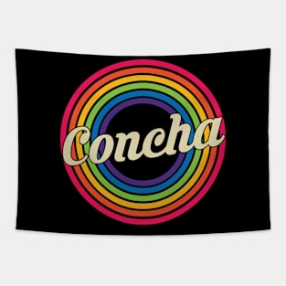 Concha - Retro Rainbow Style Tapestry