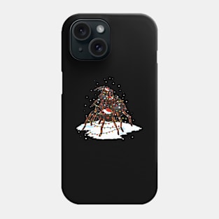 Tarantula Santa Light Tree Phone Case