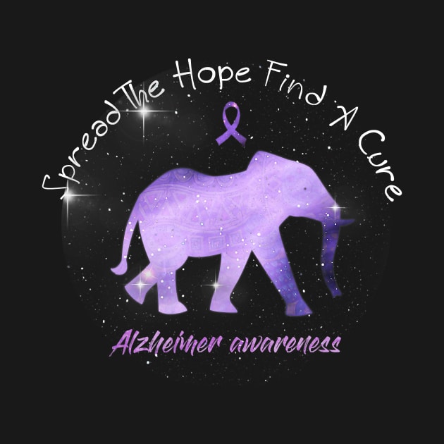 Alzheimer Awareness Spread The Hope Find A Cure Gift by thuylinh8