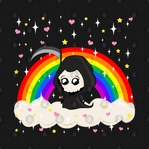 grim reaper art cute