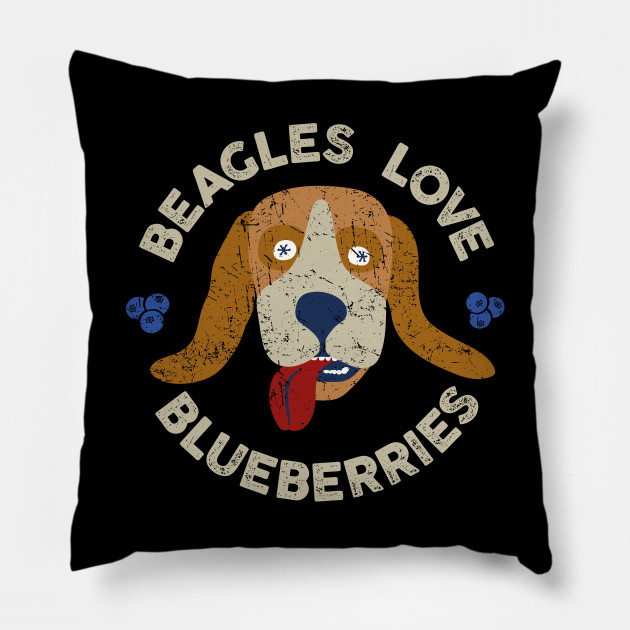 Fantastic Mr Fox Beagles Love Blueberries Weathered Dog Circle